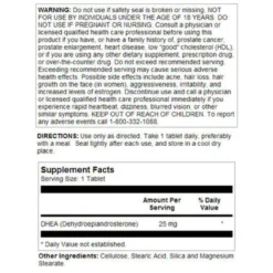 KAL DHEA 25mg 60 Tablets 3 KAL DHEA 25mg 60 Tablets -Now Foods Store kal dhea 25mg tabs new ingredients 35231.1751072892