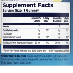 KAL Magnesium Orange 60 Gummies -Now Foods Store kal mag gummies ingredients new 32401.1717193549