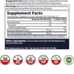 KAL Gut Magnesium Powder Lemon 40 Servings 3 KAL Gut Magnesium Powder Lemon 40 Servings -Now Foods Store kal magnesium powder lemon new tub 90454.1730340553