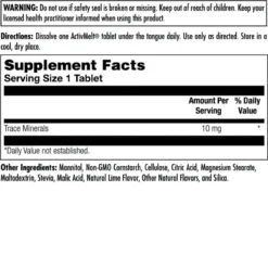 KAL Trace Minerals 10 Mg Lime 90 Micro Tablets -Now Foods Store kal trace minerals ingredients 52737.1717193535