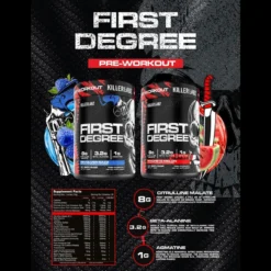 Killer Labz First Degree Pre Workout 20 Servings -Now Foods Store killer labz first degree lifestyle 53261.1718663926