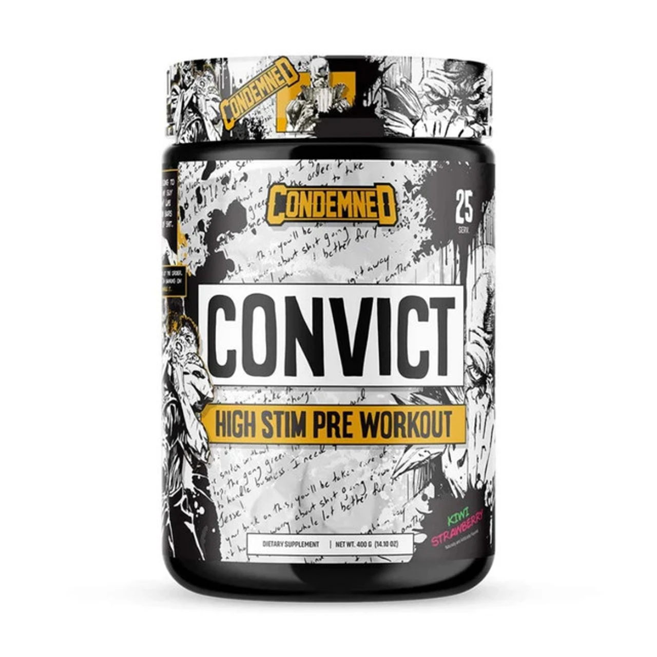 Condemned Labz Convict 2.0 Pre-Workout 25 Servings 2 Condemned Labz Convict 2.0 Pre-Workout 25 Servings - Image 2