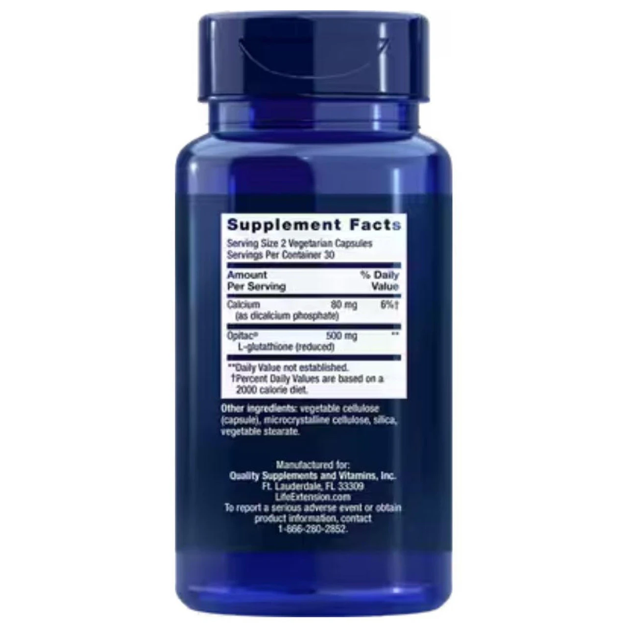 Life Extension Glutathione 60 Vege Caps 2 Life Extension Glutathione 60 Vege Caps - Image 2