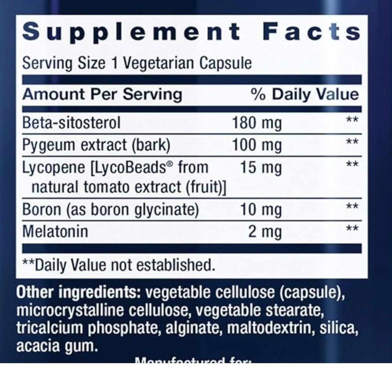 Life Extension Men's Bladder Support 30 Capsules 2 Life Extension Men's Bladder Support 30 Capsules - Image 2