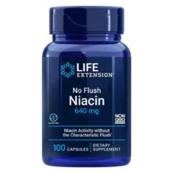 Life Extension No Flush Niacin 640 Mg 100 Caps