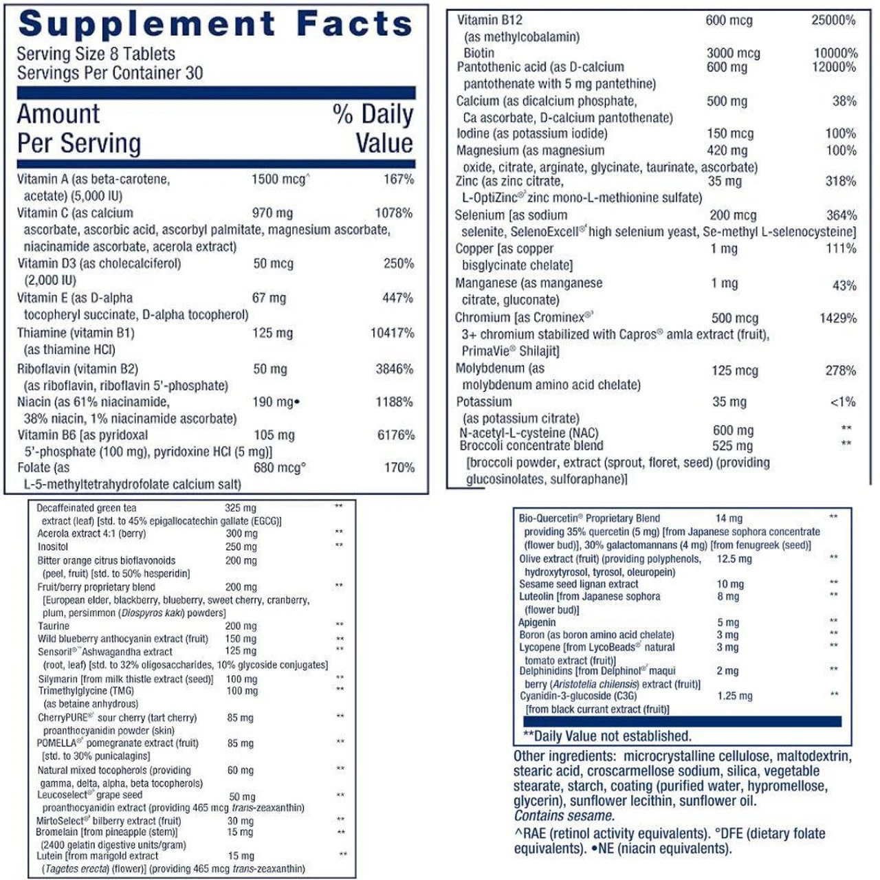 Life Extension Mix Tablets 240 Tablets 2 Life Extension Mix Tablets 240 Tablets - Image 2