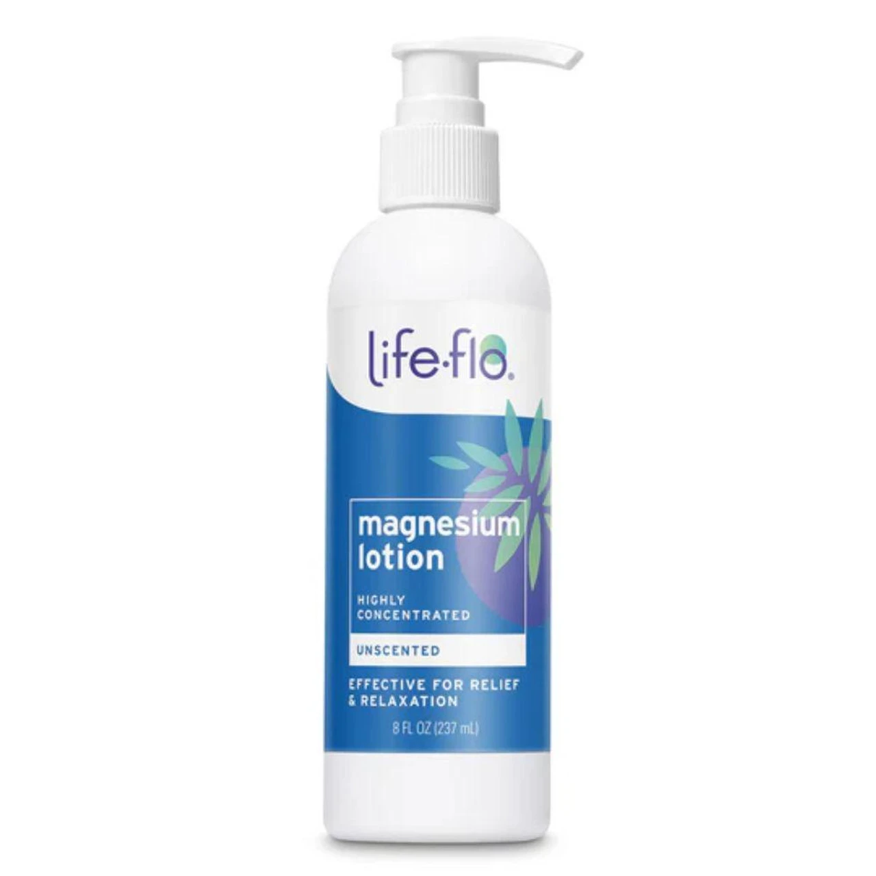 Life Flo Magnesium Lotion Unscented 8oz 1 Life Flo Magnesium Lotion Unscented 8oz