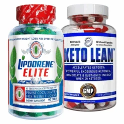Hi-Tech Pharmaceuticals Lipodrene Elite & Keto Lean Stack