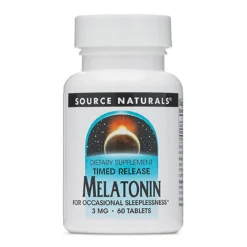 Source Naturals Melatonin Timed Release 3mg 60 Tabs