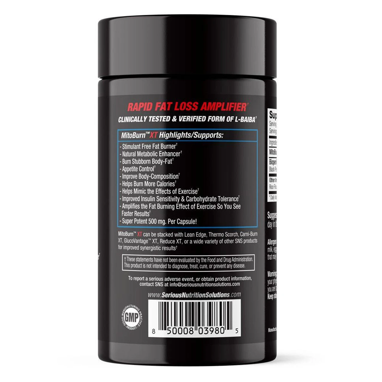 Serious Nutrition Solutions MitoBurn XT 60 Veg Caps 4 Serious Nutrition Solutions MitoBurn XT 60 Veg Caps - Image 4