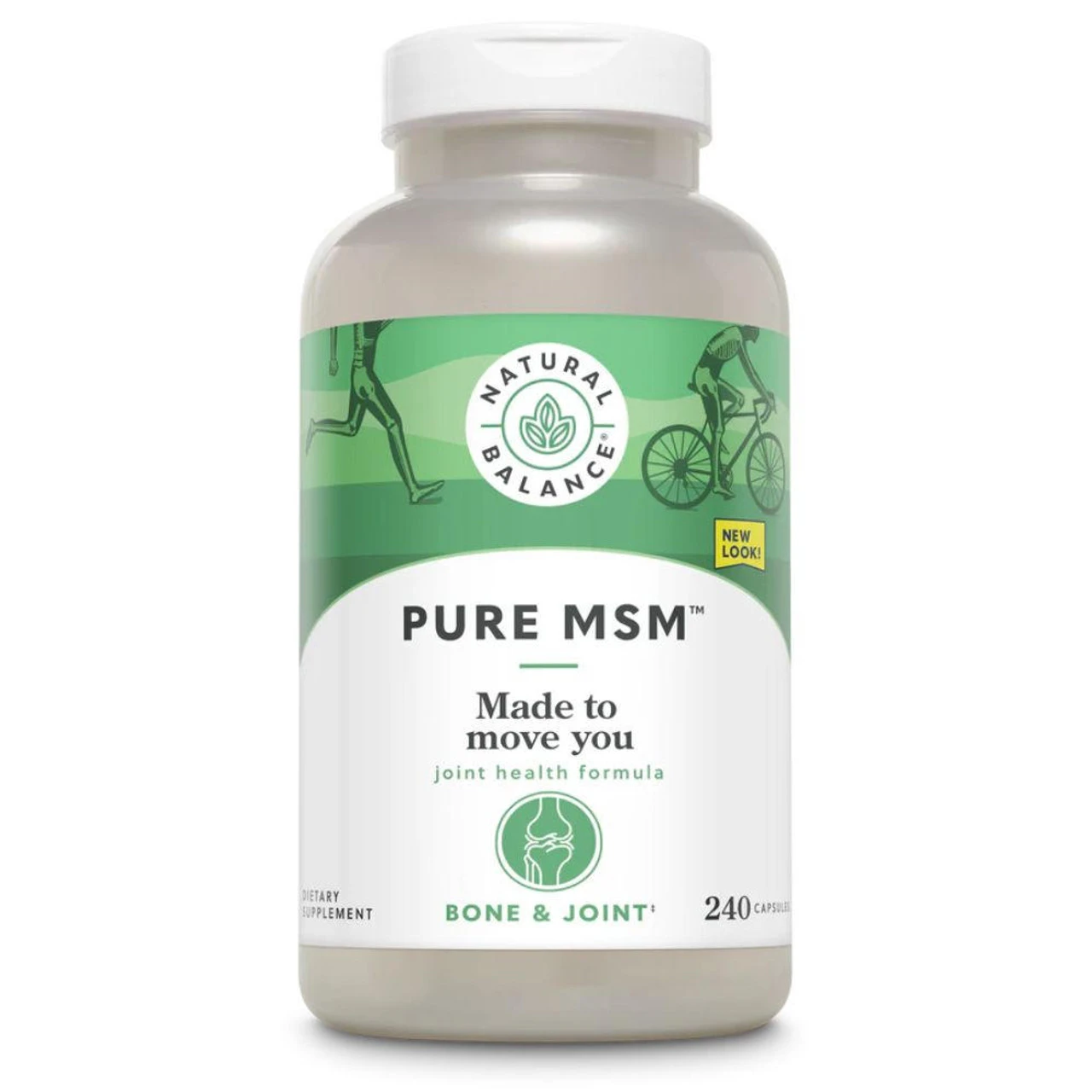 Natural Balance Pure MSM 1000mg 240 Caps 1 Natural Balance Pure MSM 1000mg 240 Caps