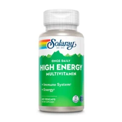 Solaray Once Daily High Energy Multi-Vitamin Iron Free 60 Caps