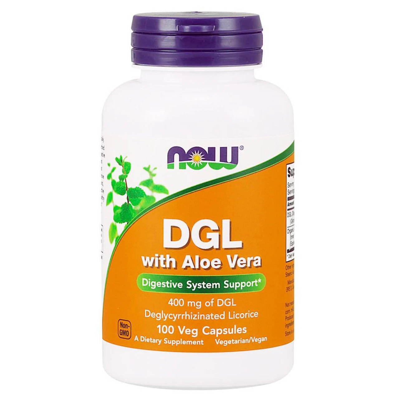 Now Foods DGL W/ Aloe Vera 100VC 1 Now Foods DGL W/ Aloe Vera 100VC