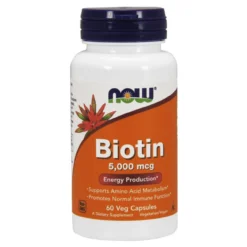 Now Foods Biotin 5000 Mcg 60 Vegetable Capsules