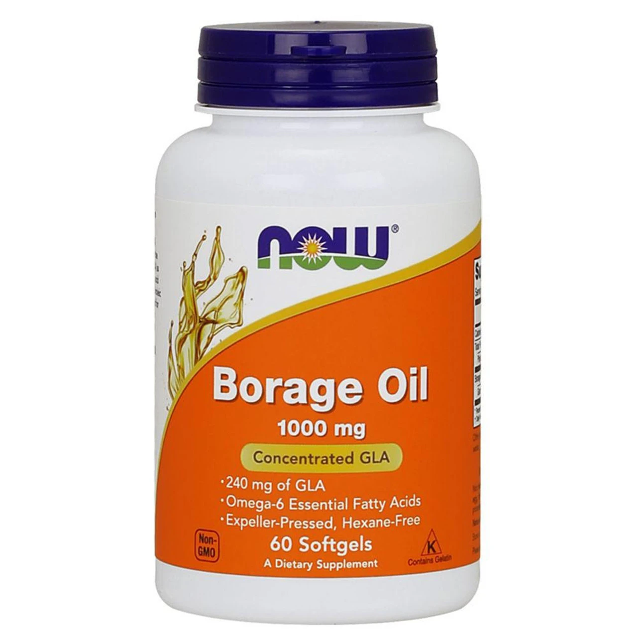 Now Foods Borage Oil 1000 Mg 60 Softgels 1 Now Foods Borage Oil 1000 Mg 60 Softgels