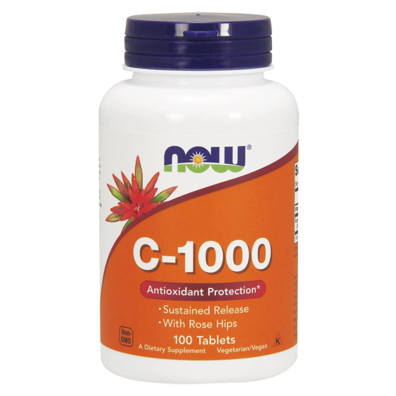 Now Foods C-1000 Sustained Release 100 Tablets 1 Now Foods C-1000 Sustained Release 100 Tablets