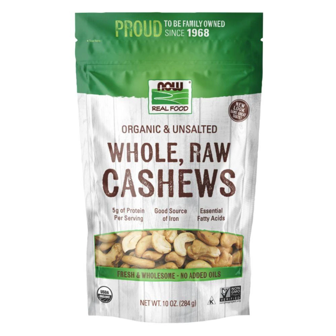 Now Foods Organic Cashews Raw 10 Oz 1 Now Foods Organic Cashews Raw 10 Oz