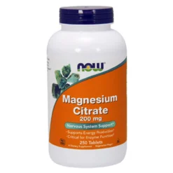 Now Foods Magnesium Citrate 200Mg 250 Tablets