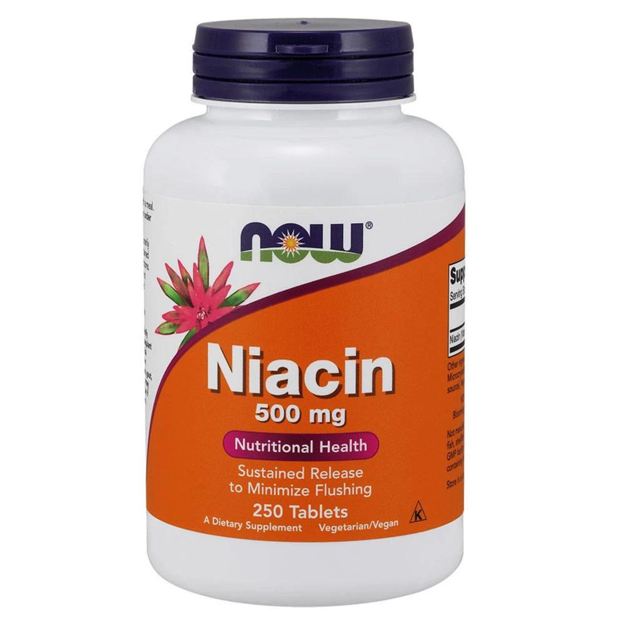Now Foods Sustained Release Niacin 500mg 250 Tablets 1 Now Foods Sustained Release Niacin 500mg 250 Tablets