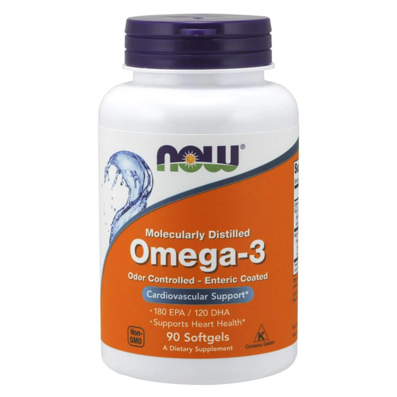 Now Foods Omega-3 180 Softgels Enteric 1 Now Foods Omega-3 180 Softgels Enteric