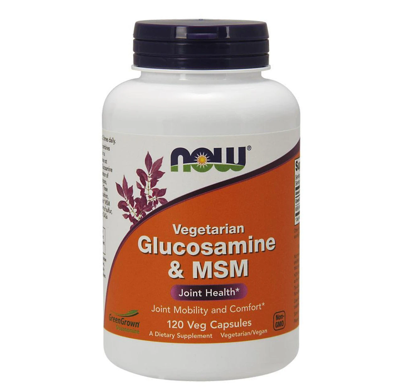 Now Foods Vegetarian Glucosamine & MSM120ct 1 Now Foods Vegetarian Glucosamine & MSM120ct