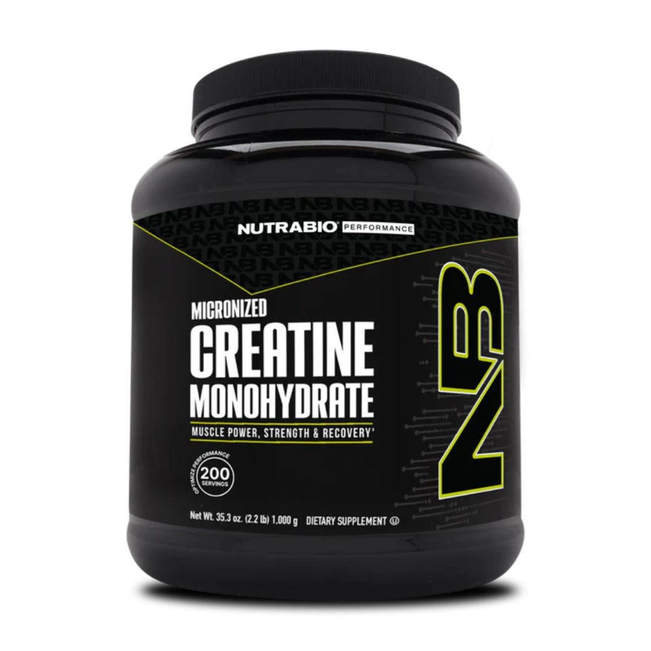 NutraBio Creatine 1000 Grams 1 NutraBio Creatine 1000 Grams