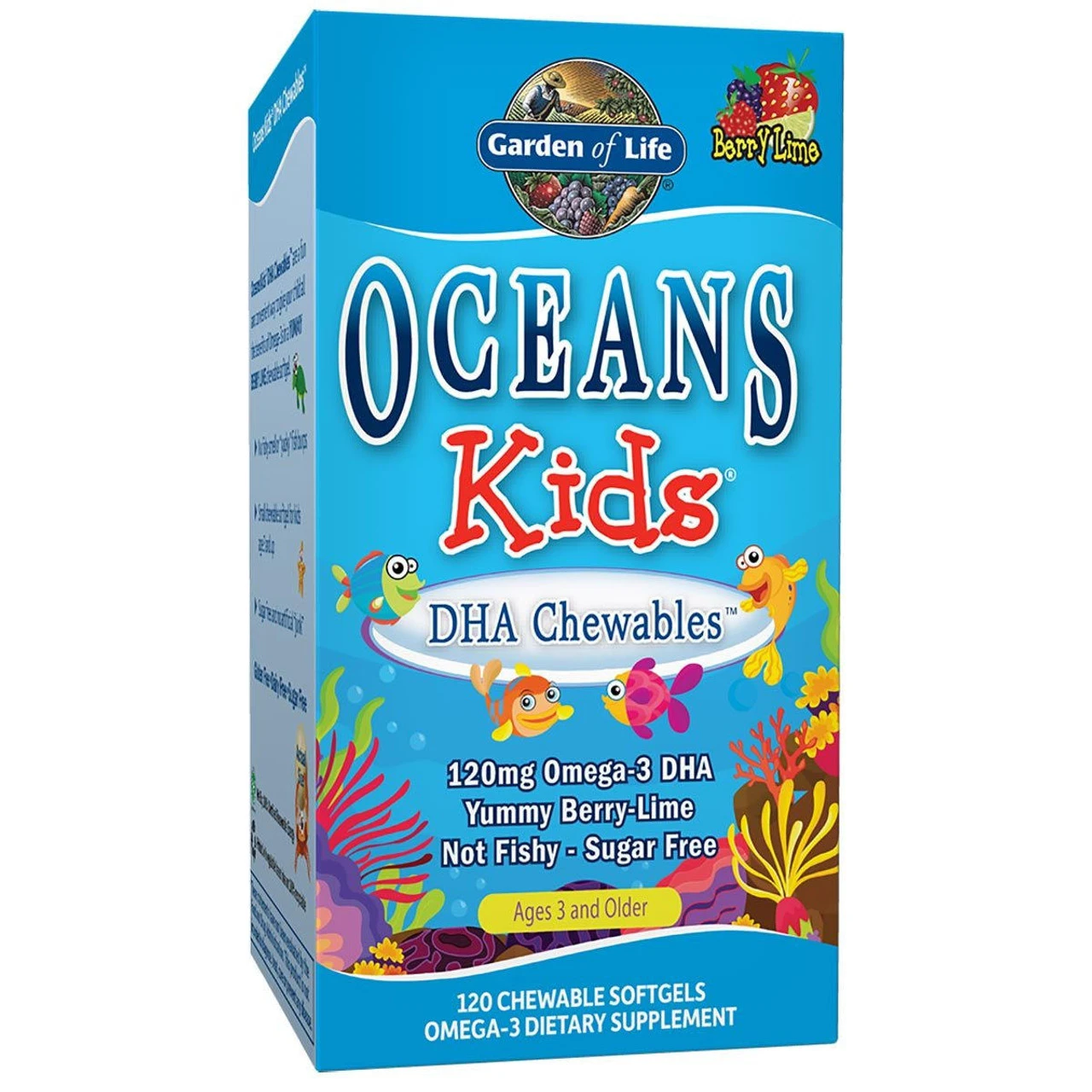 Garden Of Life Oceans 3 Kids DHA Chewables 120 Chewable Gels 1 Garden Of Life Oceans 3 Kids DHA Chewables 120 Chewable Gels