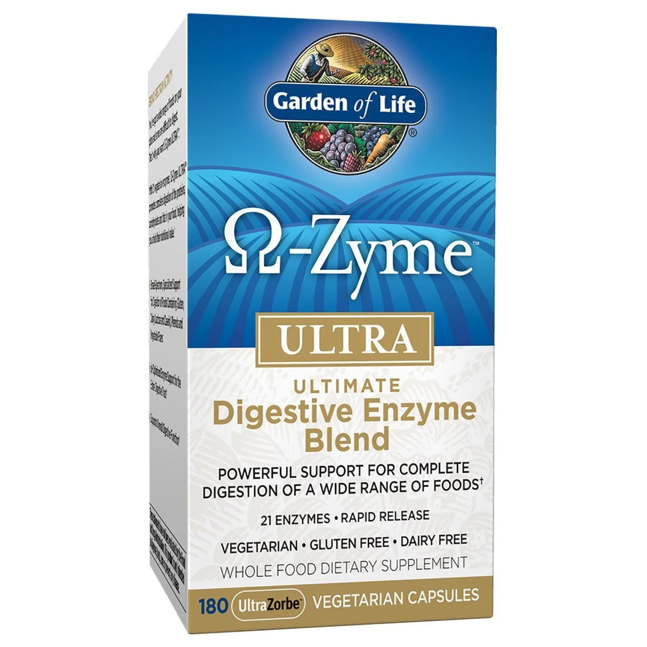 Garden Of Life Omega-Zyme Ultra 180 Vege-Caps 1 Garden Of Life Omega-Zyme Ultra 180 Vege-Caps