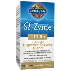 Garden Of Life Omega-Zyme Ultra 90 Vege-Caps