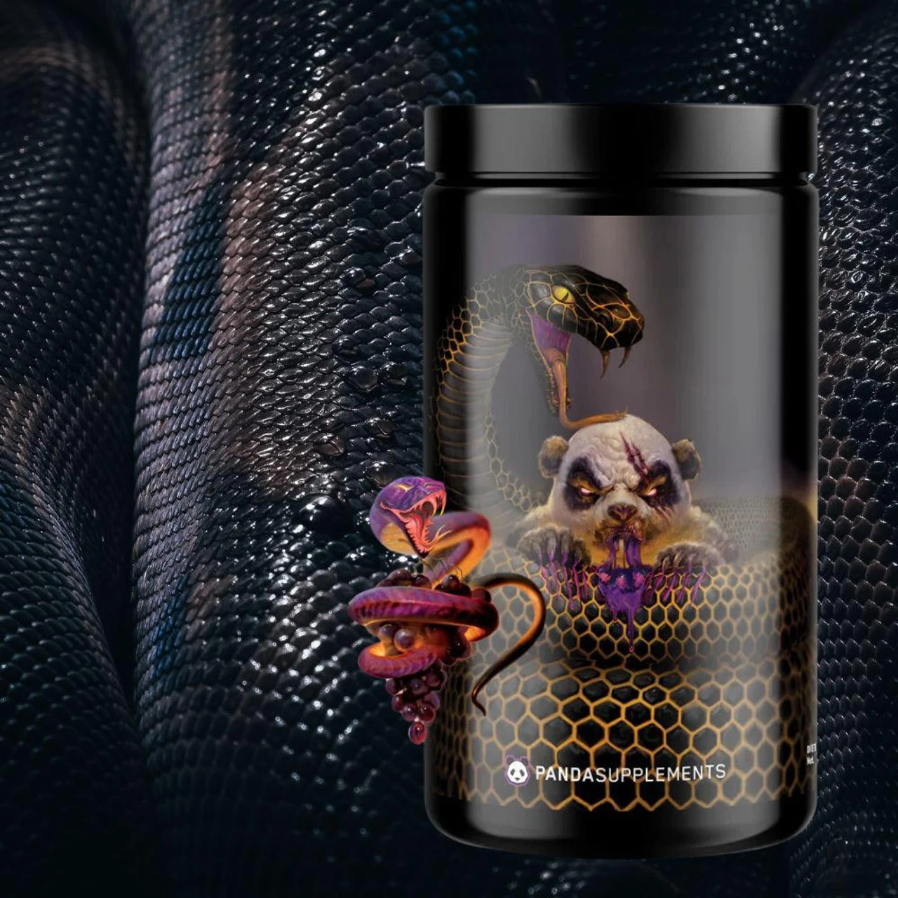 Panda Supps Pandemic Black Mamba Limited Edition Pre Workout 20/40 Servings 3 Panda Supps Pandemic Black Mamba Limited Edition Pre Workout 20/40 Servings - Image 3