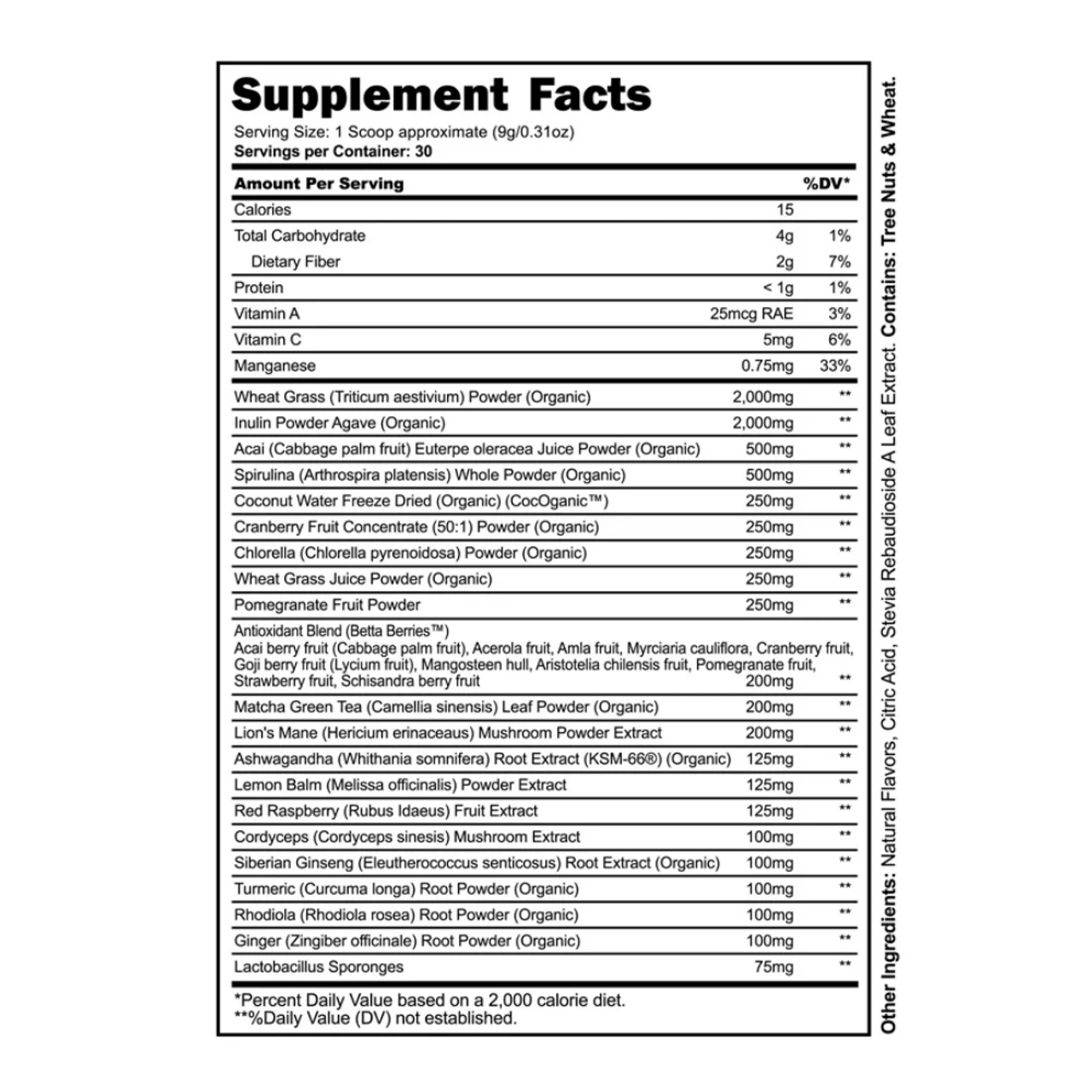 Panda Supps Greens 30 Servings 2 Panda Supps Greens 30 Servings - Image 2