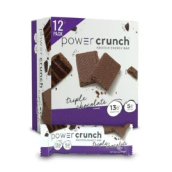 PowerCrunch Bar 12/Box 38 PowerCrunch Bar 12/Box -Now Foods Store powercrunch bar triple chocolate new 15455.1720654751