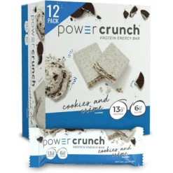 PowerCrunch Bar 12/Box 39 PowerCrunch Bar 12/Box -Now Foods Store powercrunch cookies and cream 29953.1720654756