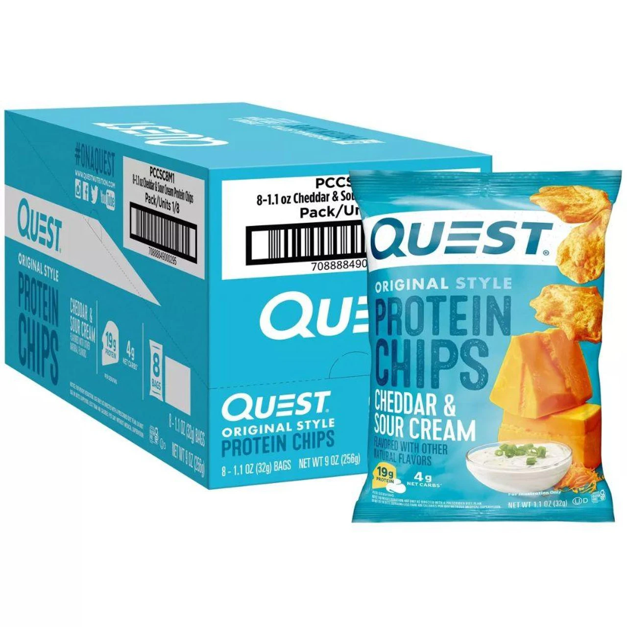 Quest Nutrition Quest Protein Chips 8/Box 1 Quest Nutrition Quest Protein Chips 8/Box