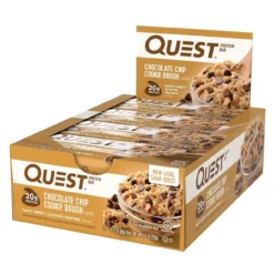 Quest Nutrition Quest Bar Protein Bar 12/Box 28 Quest Nutrition Quest Bar Protein Bar 12/Box -Now Foods Store quest choc chip cookie dough bar 70593.1707418963