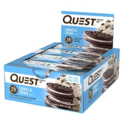Quest Nutrition Quest Bar Protein Bar 12/Box 32 Quest Nutrition Quest Bar Protein Bar 12/Box -Now Foods Store quest cookies and cream bar 74335.1707417890