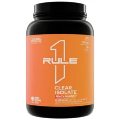 Rule 1 Clear Isolate Protein 27 Servings 8 Rule 1 Clear Isolate Protein 27 Servings -Now Foods Store rules1 clear peach mango 81839.1725410555