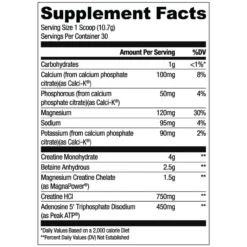 Ryse Loaded Creatine 30 Servings -Now Foods Store ryse loaded creatine label ingredients 21502.1738818131