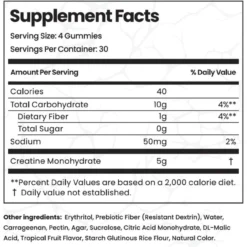 Smash Creatine Gummies 30 Servings -Now Foods Store smash creatine gummies ingredients 90568.1739248931