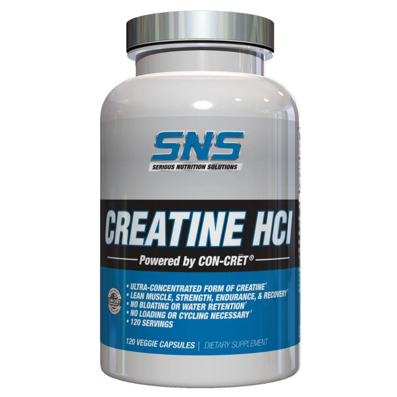 Serious Nutrition Solutions Creatine HCL 120 Caps 1 Serious Nutrition Solutions Creatine HCL 120 Caps