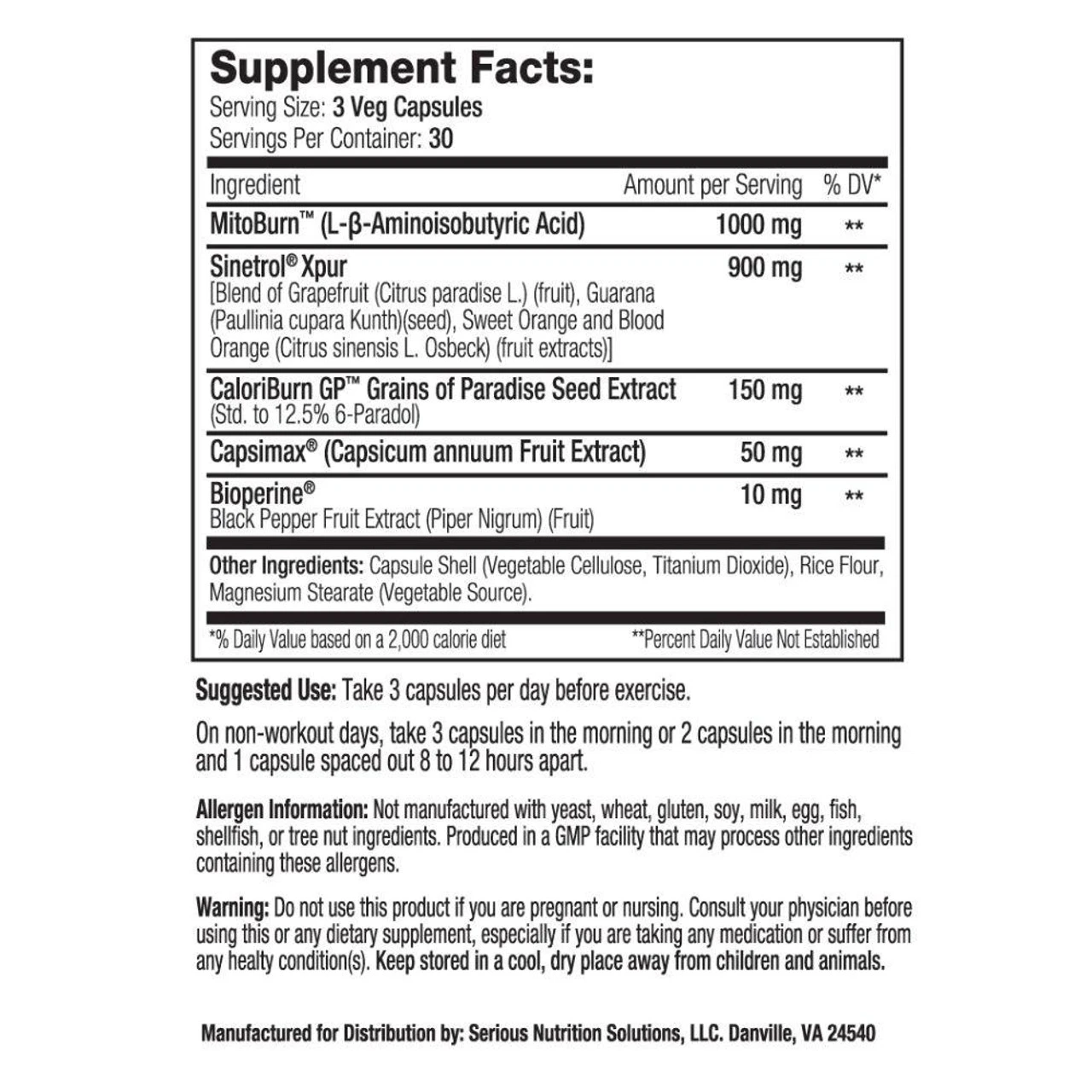 SNS Thermo Scorch 90 Capsules 2 SNS Thermo Scorch 90 Capsules - Image 2