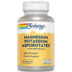 Solaray Magnesium Potassium Asporotates 120 Capsules