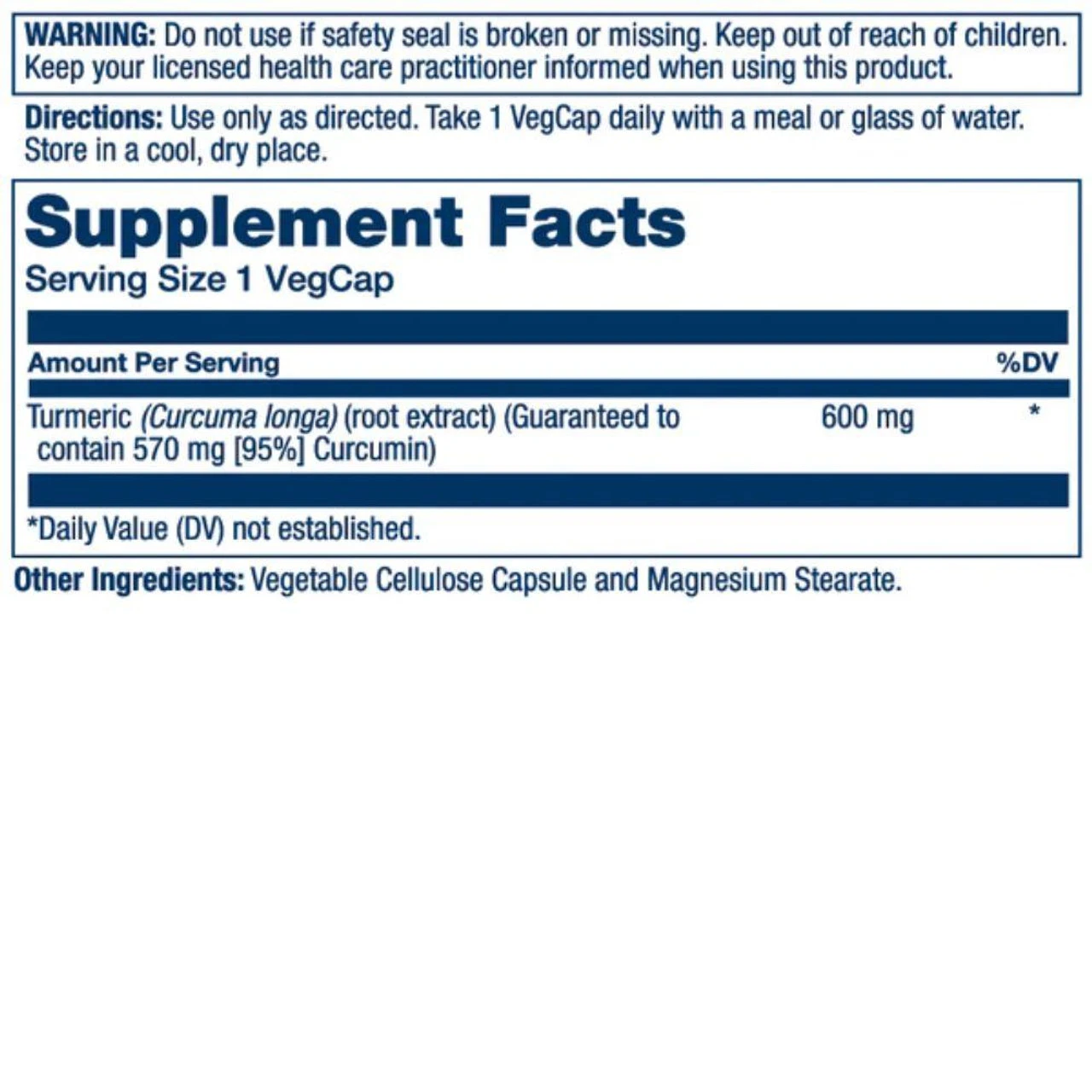 Solaray Vital Extracts Turmeric 600mg 30 Capsules 2 Solaray Vital Extracts Turmeric 600mg 30 Capsules - Image 2