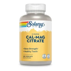Solaray Cal-Mag Citrate 1:1 Ratio 180 Capsules