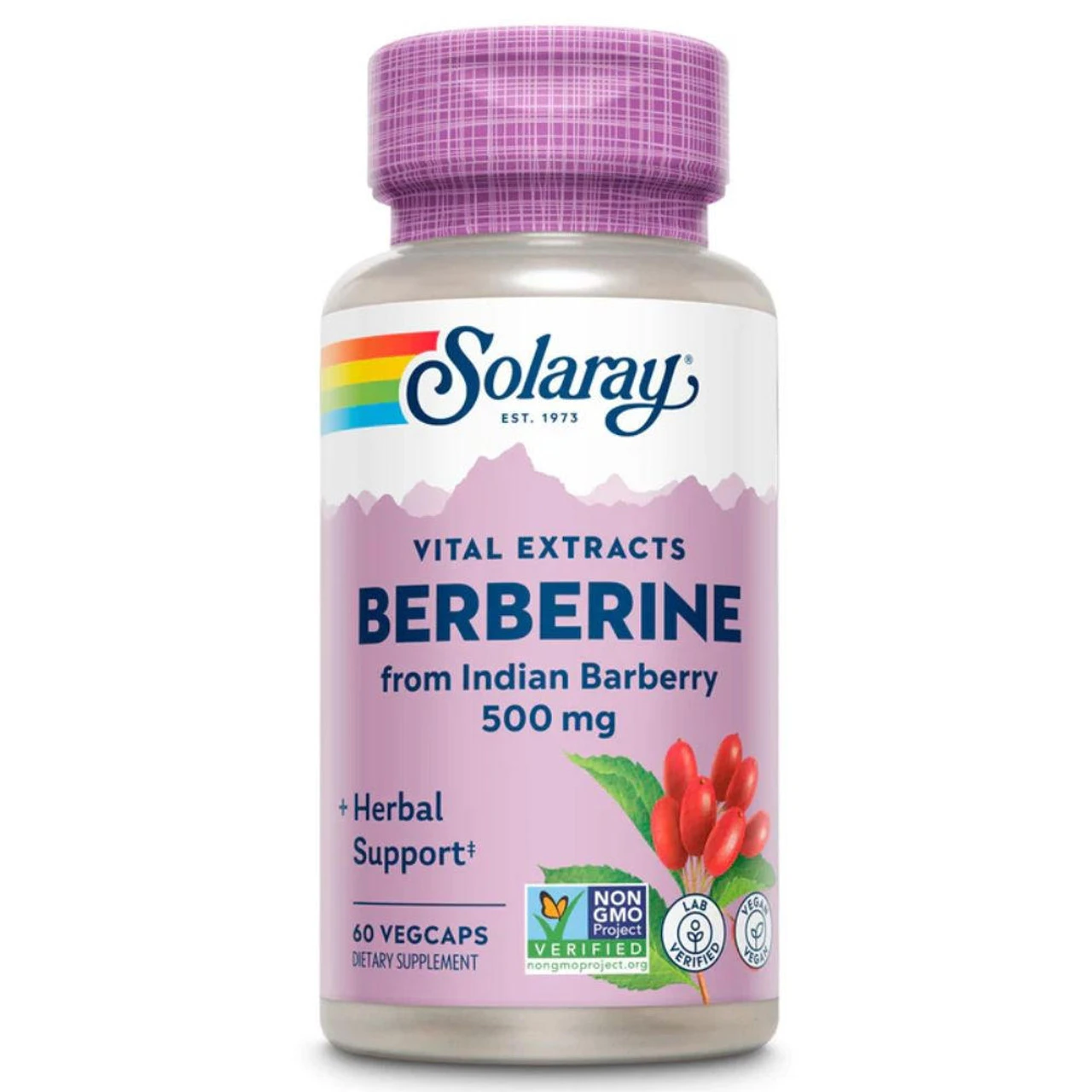 Solaray Berberine 500mg 60VC 1 Solaray Berberine 500mg 60VC