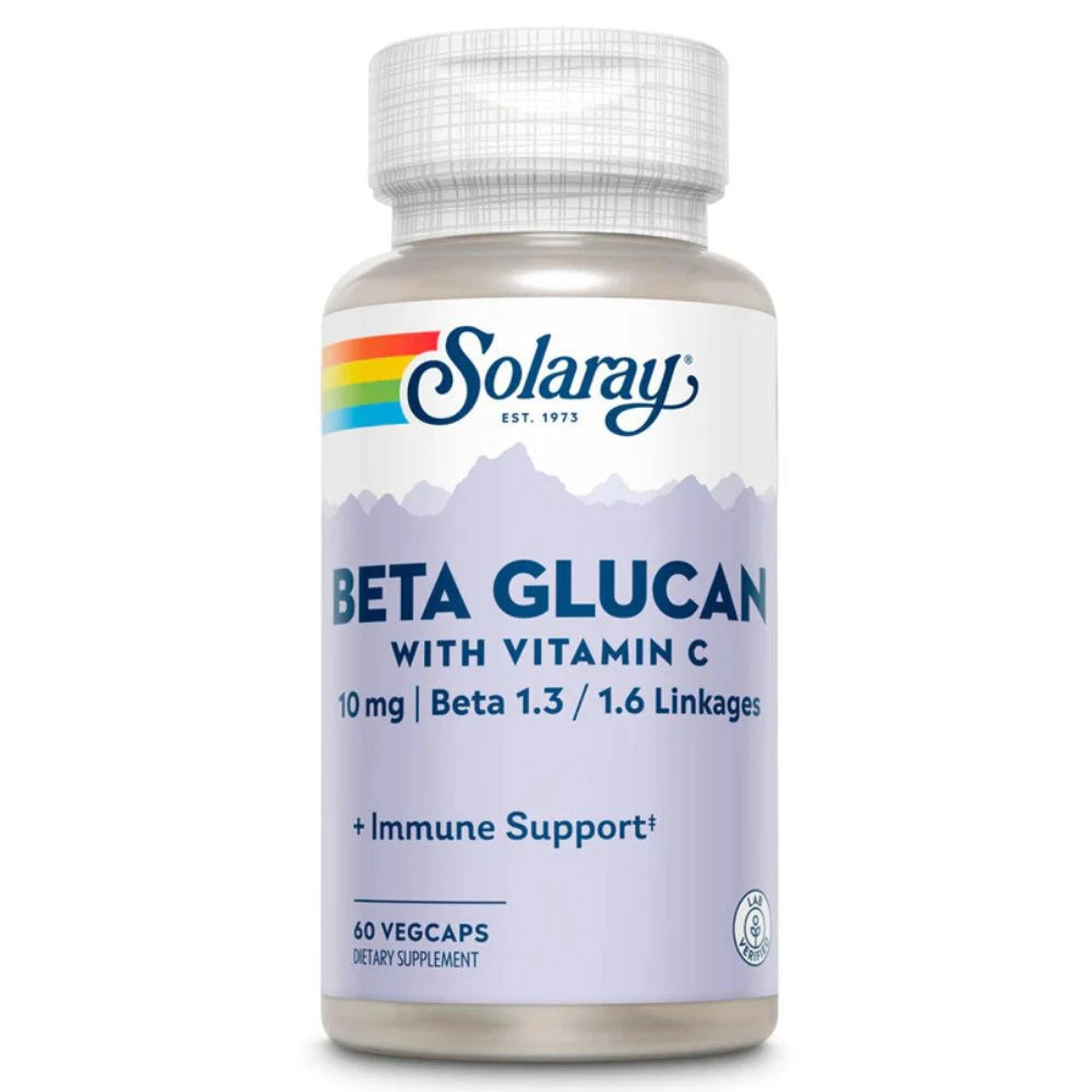 Solaray Beta Glucan 10mg Enhanced With Vitamin C 60 Caps 1 Solaray Beta Glucan 10mg Enhanced With Vitamin C 60 Caps