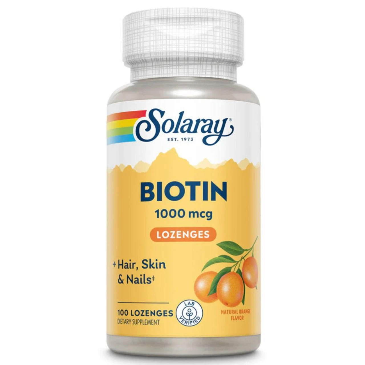 Solaray Biotin 1000mcg 100 Sublingual Lozenges 1 Solaray Biotin 1000mcg 100 Sublingual Lozenges