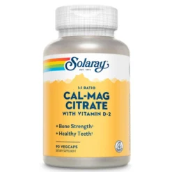 Solaray 1:1 Ratio Cal-Mag Citrate 90 Capsules