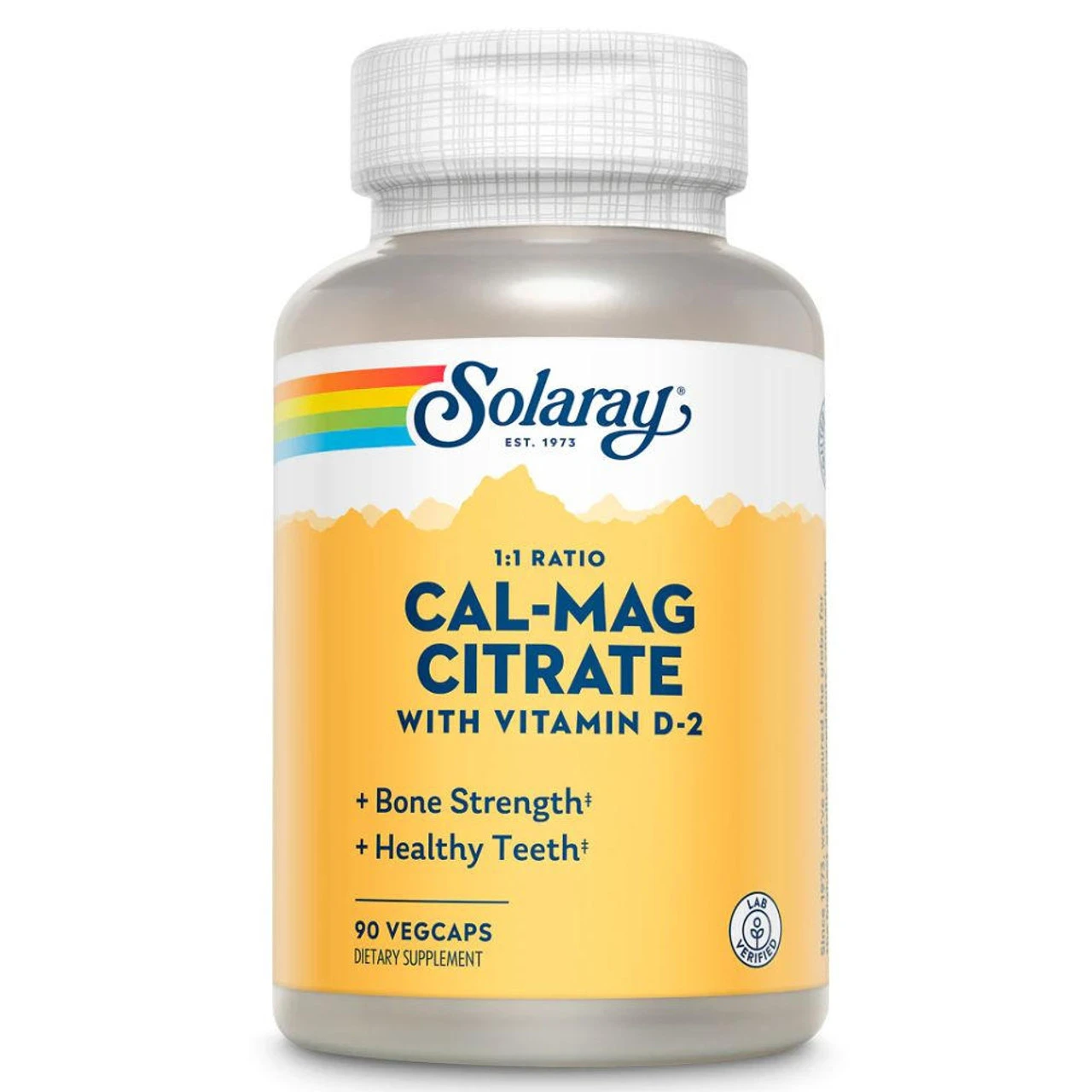Solaray 1:1 Ratio Cal-Mag Citrate 90 Capsules 1 Solaray 1:1 Ratio Cal-Mag Citrate 90 Capsules