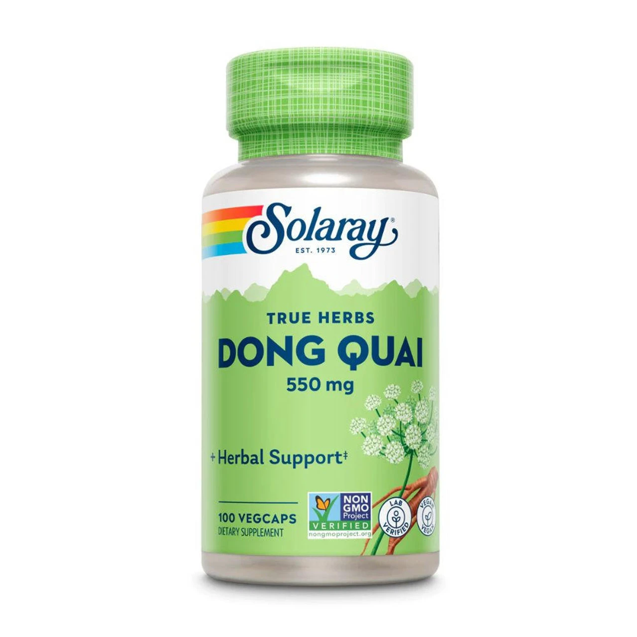 Solaray True Herbs Dong Quai 550mg 100 Caps 1 Solaray True Herbs Dong Quai 550mg 100 Caps